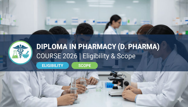 Diploma in Pharmacy (D. Pharma) Course 2026 | Eligibility & Scope