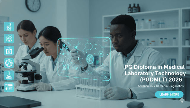 PG Diploma in Medical Laboratory Technology (PGDMLT) 2026