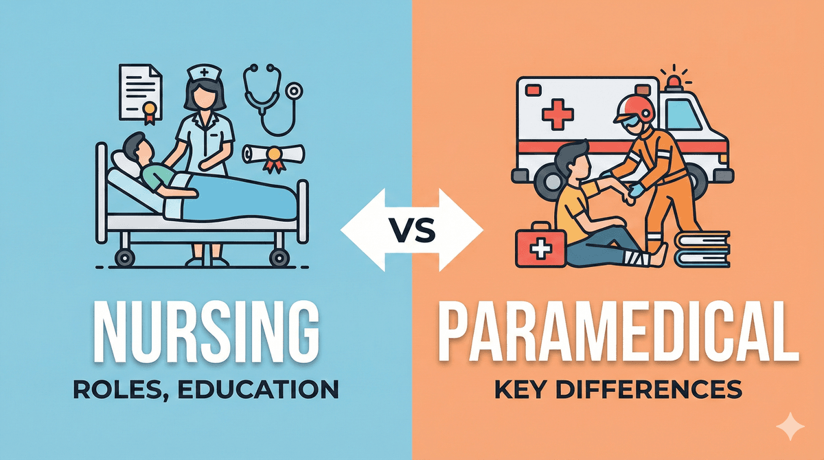 Nursing vs Paramedical: Roles, Education & Key Differences