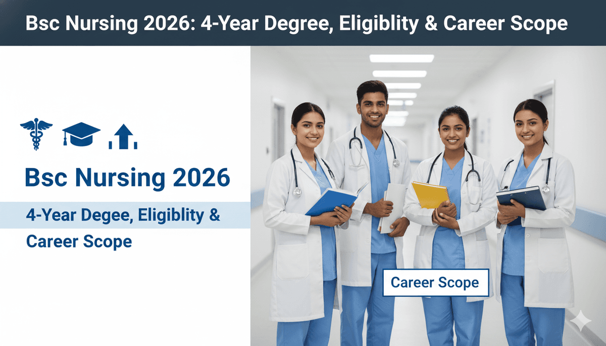 BSc Nursing 2026: 4-Year Degree, Eligibility & Career Scope