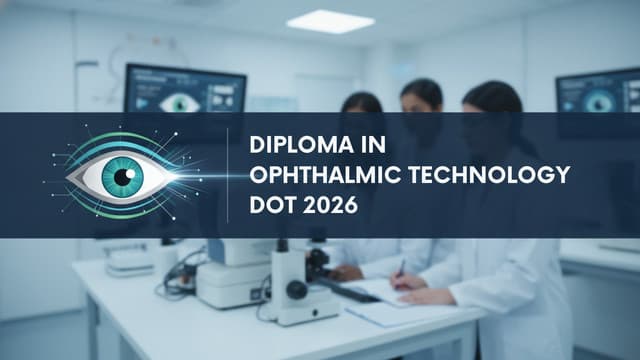 Diploma in Ophthalmic Technology (DOT) 2026 | Course Info