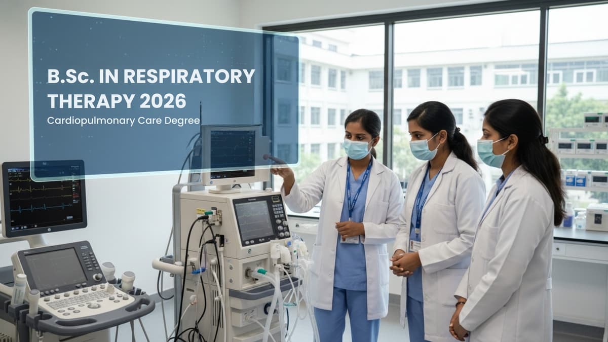 B.Sc. in Respiratory Therapy 2026 | Cardiopulmonary Care Degree