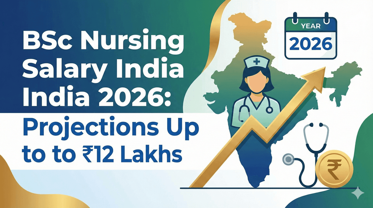 BSc Nursing Salary India 2026: Projections Up to ₹12 Lakhs