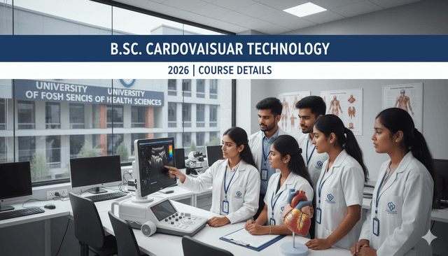B.Sc. Cardiovascular Technology 2026 | Course Details