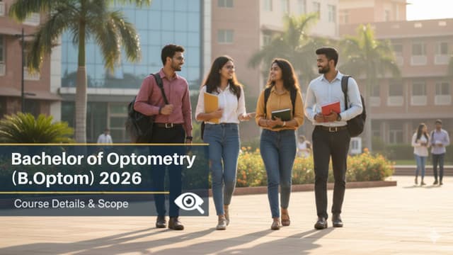 Bachelor of Optometry (B.Optom) 2026 | Course Details & Scope