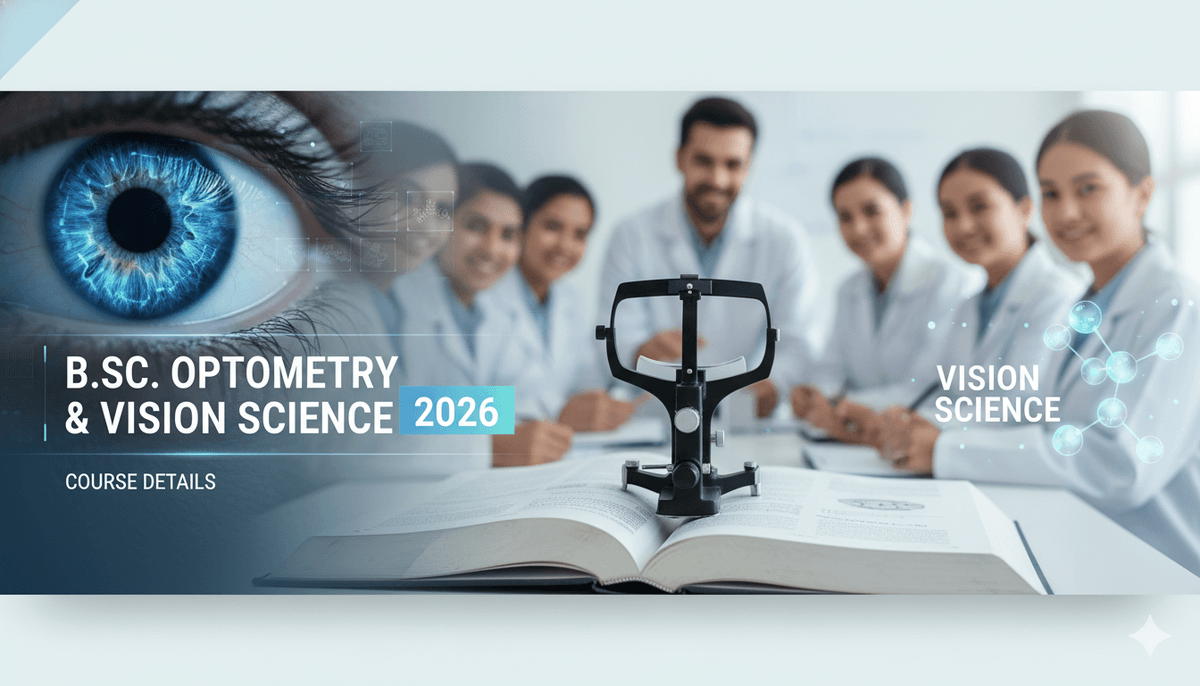 B.Sc. Optometry & Vision Science 2026 | Course Details