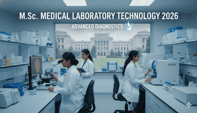 M.Sc. Medical Laboratory Technology 2026 | Advanced Diagnostics