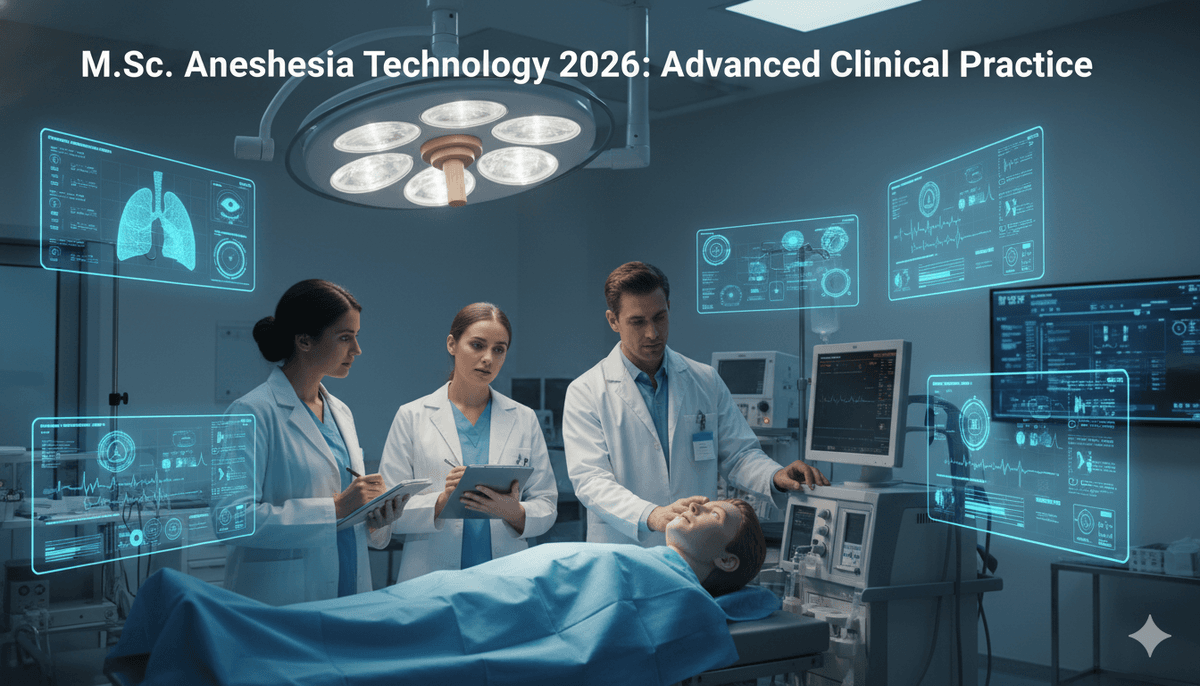 M.Sc. Anesthesia Technology 2026: Advanced Clinical Practice