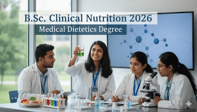 B.Sc. Clinical Nutrition 2026 | Medical Dietetics Degree
