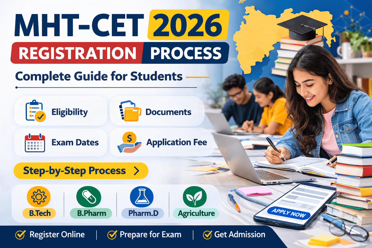 MHT-CET 2026 Registration Process: Exam Dates, Eligibility & Application Guide